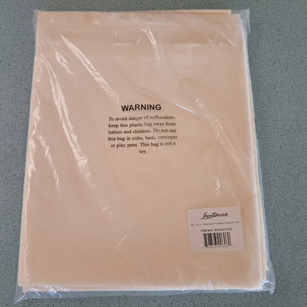 Linen Tablecloth in Ivory